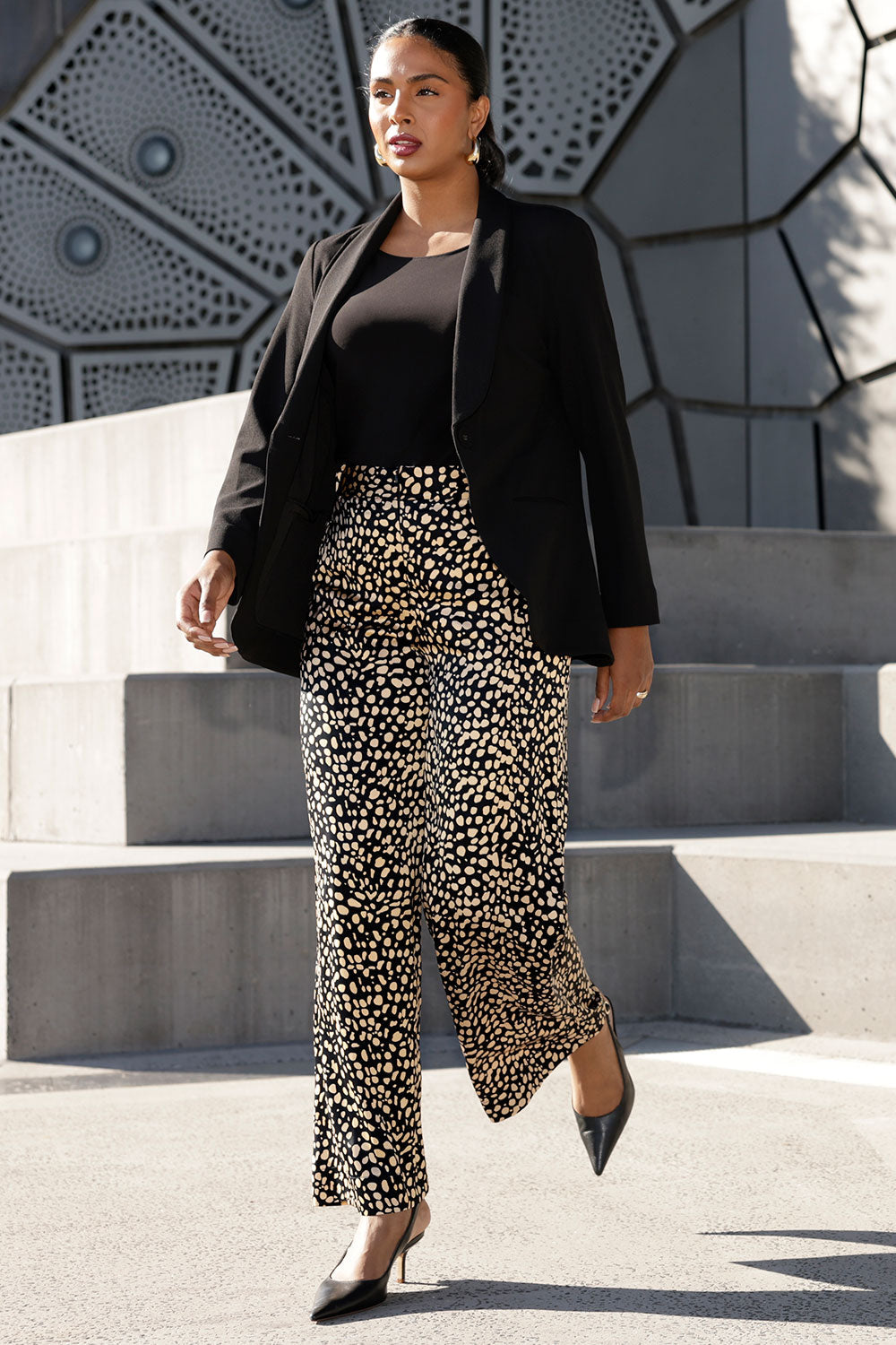 Sloane Pant in Gold Drop