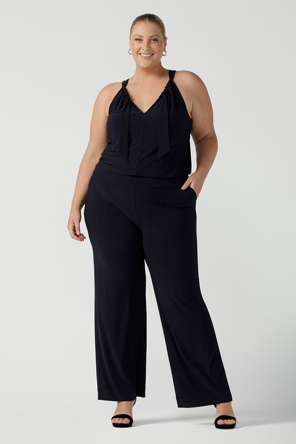 Navy jumpsuit australia on sale