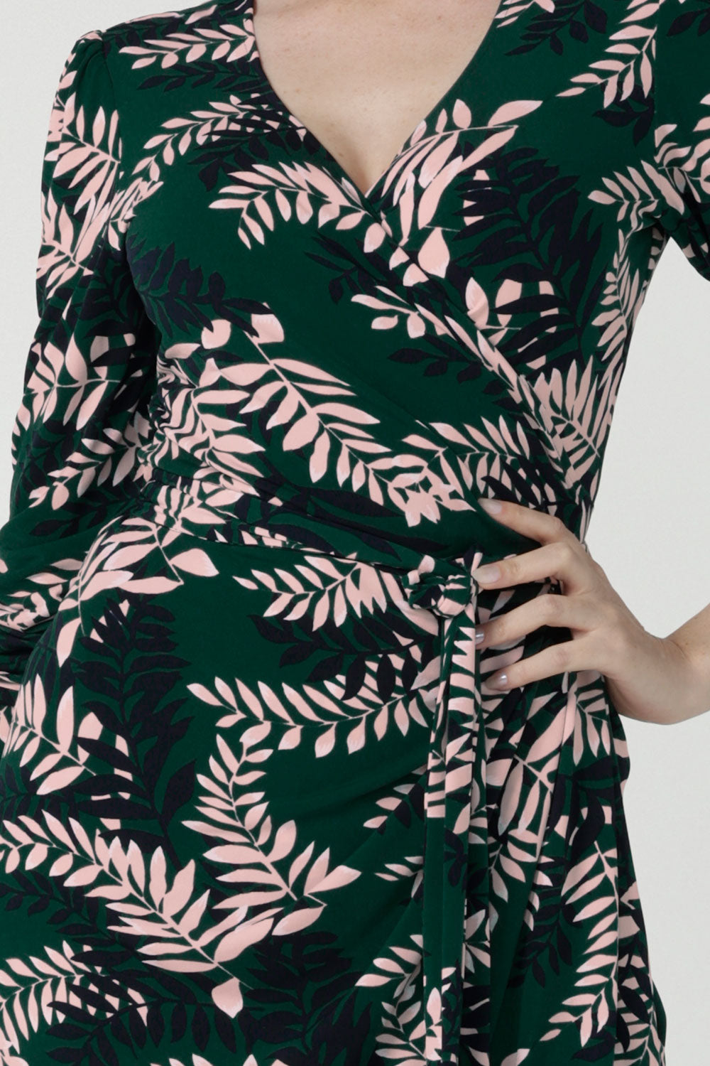 Heather Dress in Alpine Fern