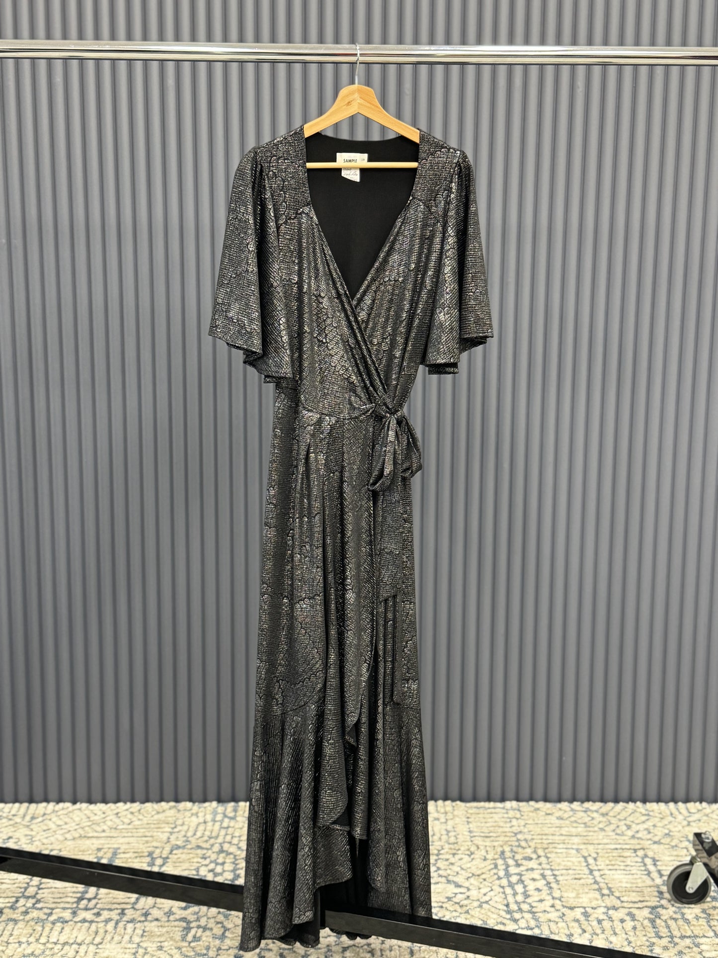 Zero Waste - Shelly Dress in Pewter Foil