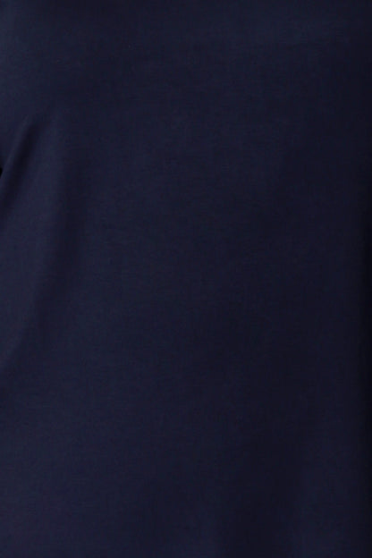 Navy bamboo fabric swatch used by L&F Australia to make women's menopause pajama sets because it's the best material for hot flashes and night sweats.
