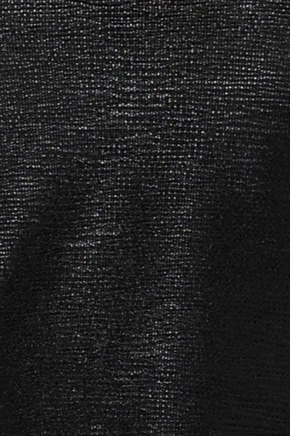 fabric swatch of Black Xanadu, a shimmering jersey fabric in shades of black, this sparkly fabric is used by Australian and New Zealand women's fashion brand, L&F to make evening tops and skirts in their new occasionwear collection.