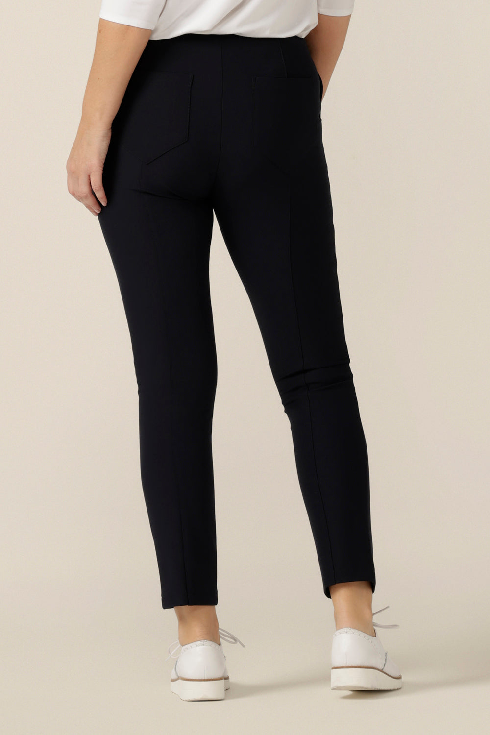 Brooklyn Pant in Navy | Leina & Fleur Pants for Work & Play – L&F ...