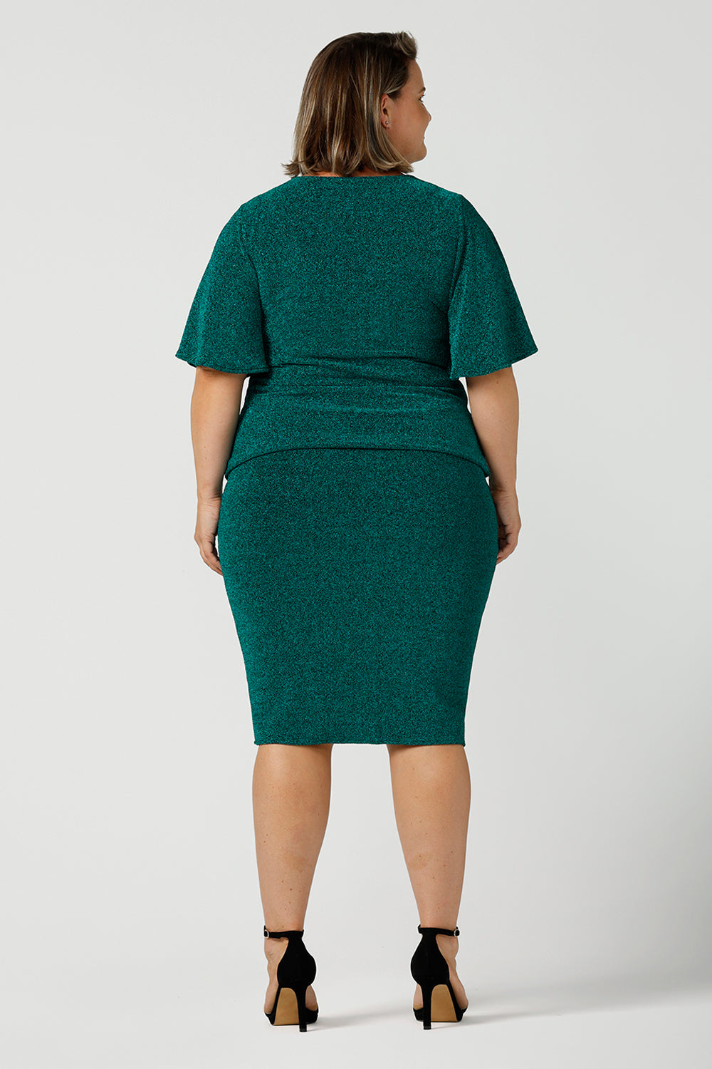 Brooke Tube Skirt in Jade Glam