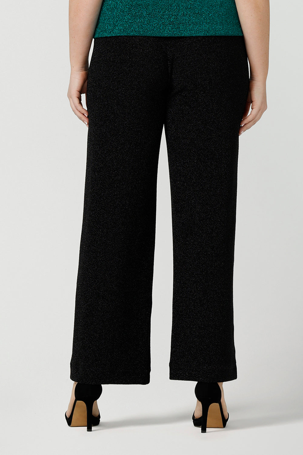 Denver Pant in Black Glam | Leina & Fleur | Women's Wide Leg Pants – L ...