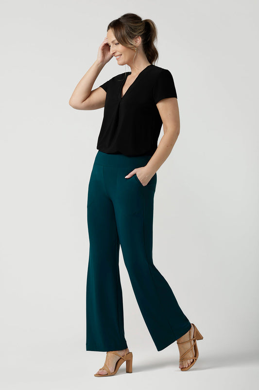 Monroe Pant in Petrol