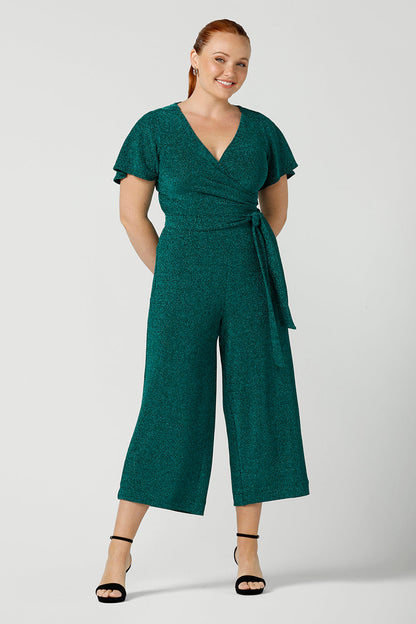 Paris Jumpsuit in Jade Glam