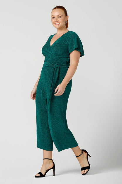 Paris Jumpsuit in Jade Glam